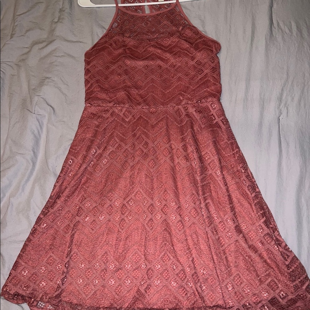 Francesca’s Blush Patterned Dress